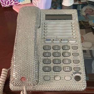 Icy couture bling office phone